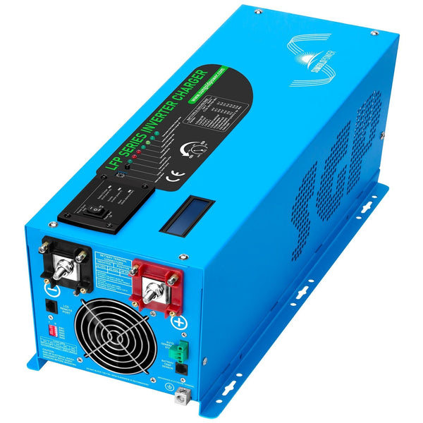 SunGoldPower 3000W DC 12V Pure Sine Wave Inverter With Charger LFP3K12V120VSG