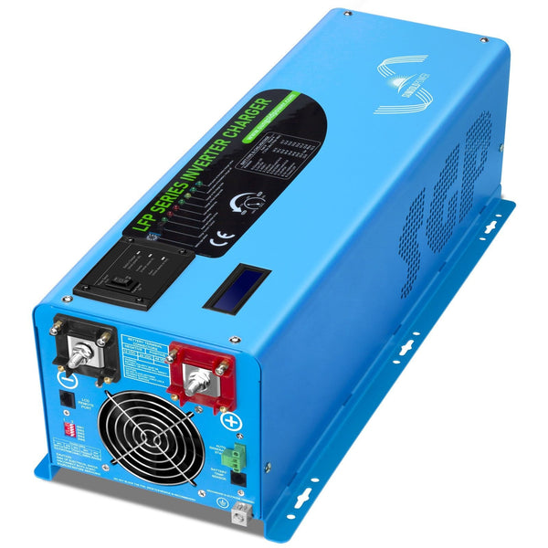 SunGoldPower 4000W DC 24V Split Phase Pure Sine Wave Inverter With Charger LFP4K24V240VSP