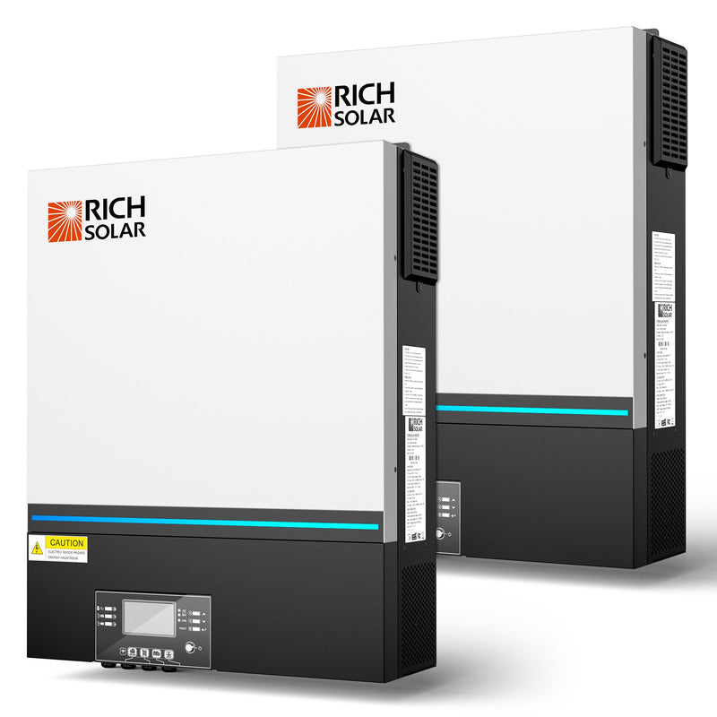 Rich Solar NOVA 6548 | 6500 Watt (6.5kW) 48 Volt Off-Grid Hybrid Solar Inverter | Premium 6500W 48