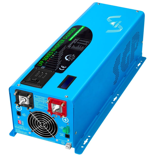 SunGoldPower 4000W DC 24V Pure Sine Wave Inverter With Charger LFP4K24V120VSG