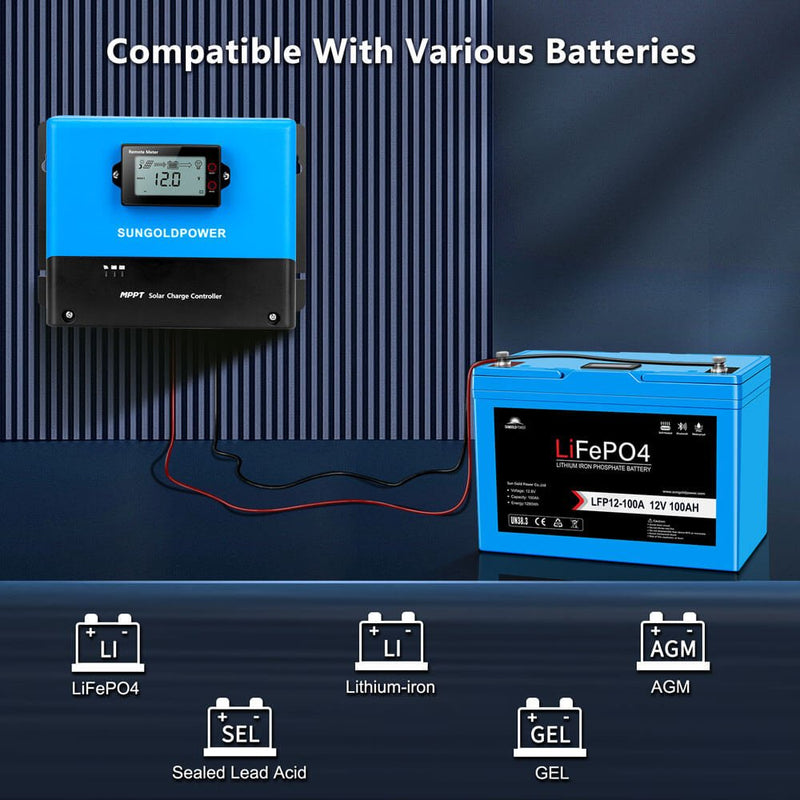 SunGoldPower 60 Amp MPPT Solar Charge Controller SGC482560A