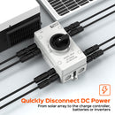 Rich Solar Solar PV DC Quick Disconnect Switch | Solar Array DC Quick Disconnect Switch | 1500 Volt 32 Amp | 4 Pole 2 Strings | Easy to Install