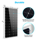 SunGoldPower 100 Watt Monocrystalline Solar Panel SG-2P100WM