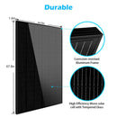 SunGoldPower 415W Mono Black PERC Solar Panel UL61730 SG-415WM