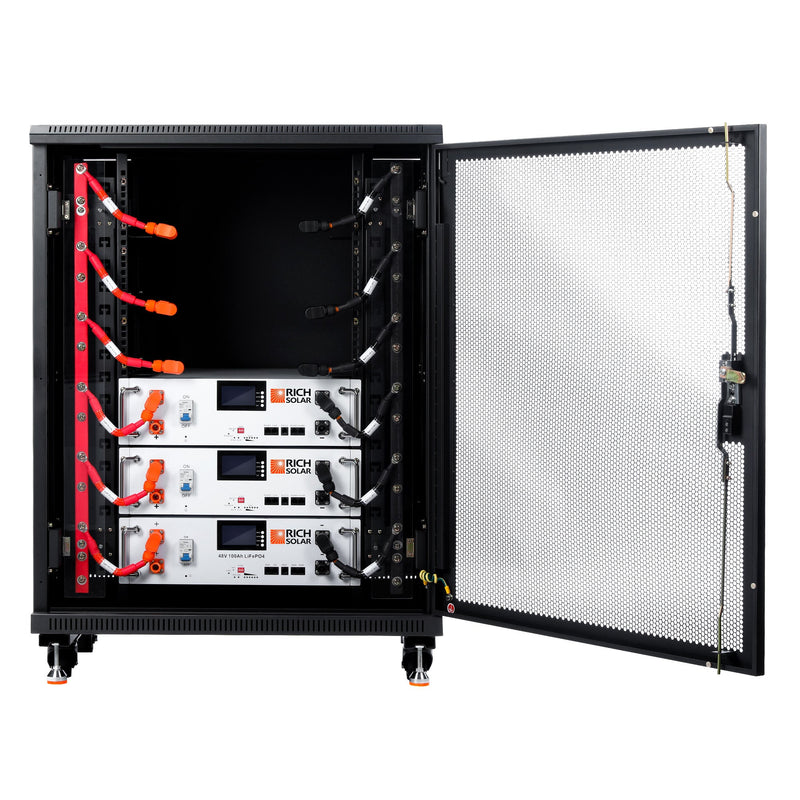 Rich Solar ALPHA 5 | 48V 100Ah LiFePO4 Battery | Premium 48V Server Rack Lithium Battery for Residential, Commercial, Off-Grid | 7,000 Lifetime Cycles | Pre-Order Only