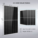 SunGoldPower Solar Kit 5000W 48V 120V output 10.24KWH Lithium Battery 2700 Watt Solar Panel SGK-5PRO