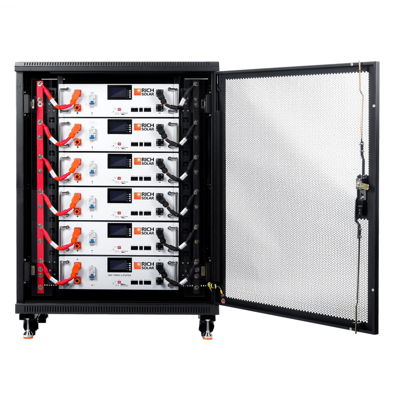 Rich Solar ALPHA 5 | 48V 100Ah LiFePO4 Battery | Premium 48V Server Rack Lithium Battery for Residential, Commercial, Off-Grid | 7,000 Lifetime Cycles | Pre-Order Only