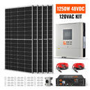 Rich Solar 1250W 48VDC-120VAC Solar Kit