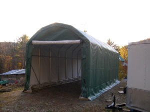 Rhino Shelters Instant Garage 12’W x 20’L x 10’H (Barn Style) PB122010B