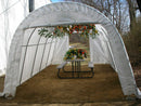 Rhino Shelters Greenhouse 12’W x 24’L x 8’H – (Round Style Greenhouse) GH122408R