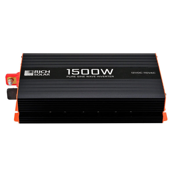 Rich Solar NOVA PURE 1.5K | 1500 (1.5kW) Watt 12 Volt Industrial Pure Sine Wave Inverter | Powerful 1500W 12V Off-Grid Inverter