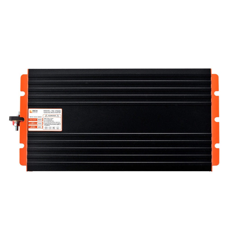 Rich Solar NOVA PURE 1.5K | 1500 (1.5kW) Watt 12 Volt Industrial Pure Sine Wave Inverter | Powerful 1500W 12V Off-Grid Inverter