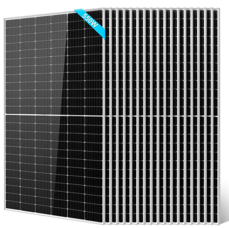 SunGoldPower 550 Watt Monocrystalline PERC Solar Panel UL61730 SG-550WM