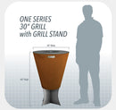 Arteflame Grill Stands - Perfect Height for Tall Grill Enthusiasts GRSTAND20