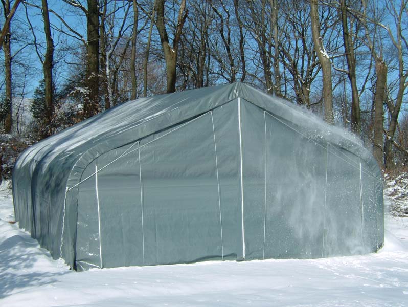 Rhino Shelters Instant Garage 22’W x 48’L x 12’H-Joined GA224812H