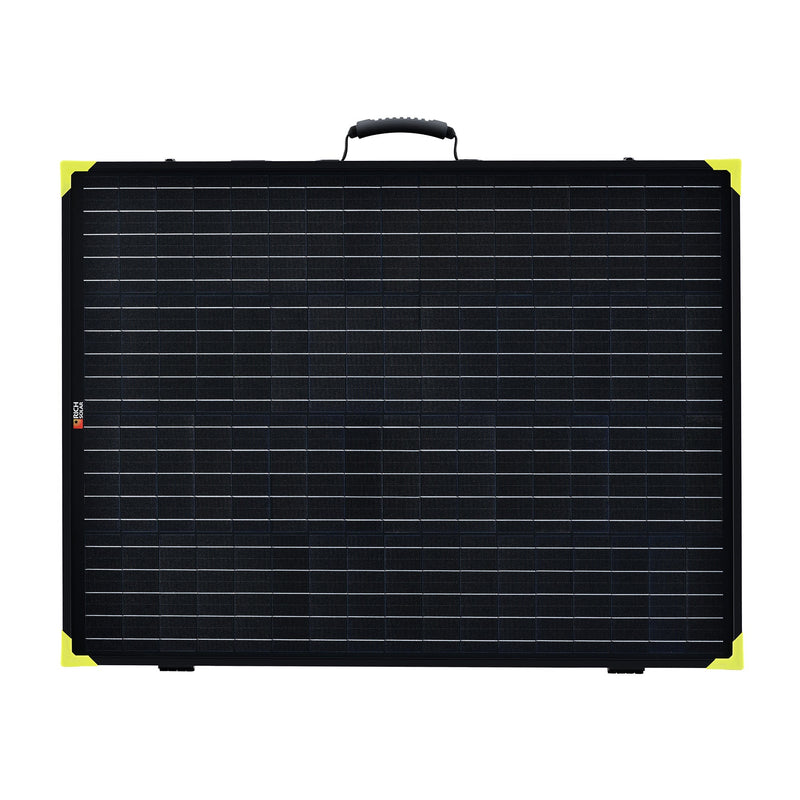 Rich Solar MEGA 200 Portable Briefcase Charging Kit | 200 Watt Portable Solar Panel | Premium 12V Portable Solar Panel for Generators, Vans, Campers | High Efficiency