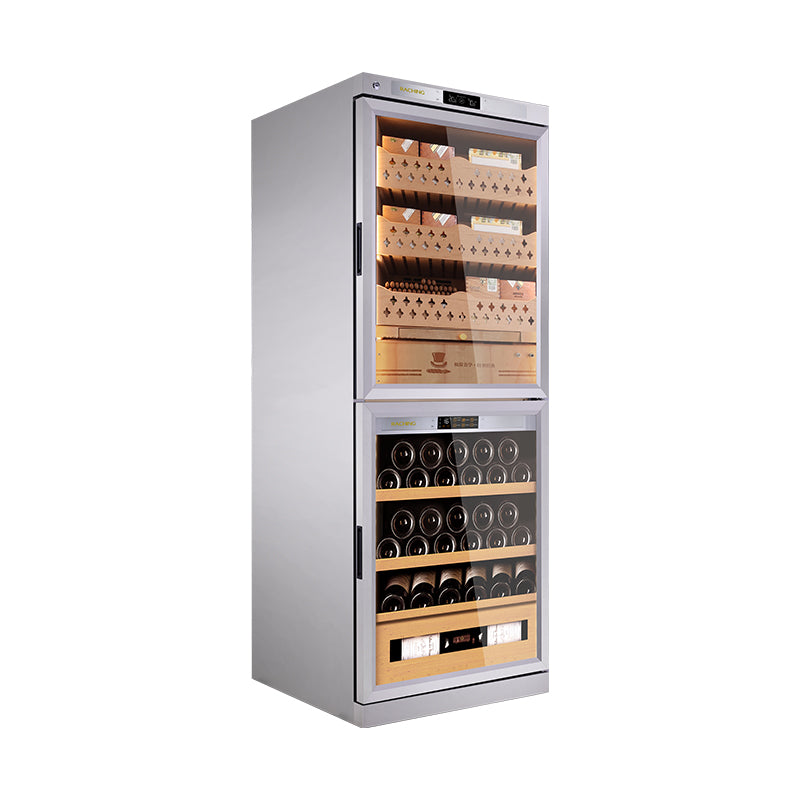 Raching Cigar humidor cigar & wine dual zone cabinet FJ-CW36B