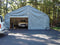 Rhino Shelters Instant Garage 22’W x 24’L x 12’H – (Peak Style) GA222412H