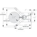 Wesco Industrial Products ERGONOMIC DRUM HANDLER HIGH REACH MODEL - 240154