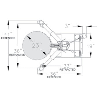 Wesco Industrial Products ERGONOMIC DRUM HANDLER STANDARD MODEL - 240150