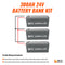 Rich Solar 24V - 300AH - 7.6kWh Lithium Battery Bank