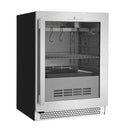 KingsBottle 24 Inch Glass Door Under Counter Steak Ager Fridge KBU50SA-SS RHH