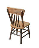 A&L Furniture Co. Amish-Made Hickory Panel Back Dining Chairs AL2501