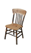 A&L Furniture Co. Amish-Made Hickory Panel Back Dining Chairs AL2501