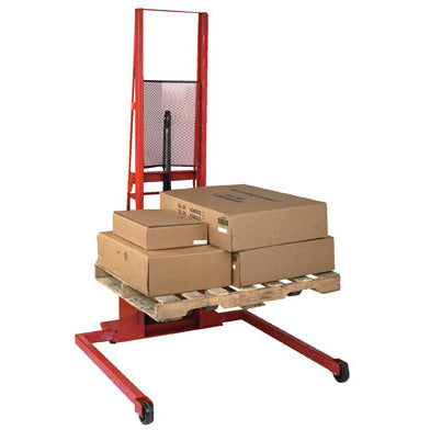 Wesco Industrial Products WIDE STRADDLE FORK STACKER | 1000 LB Capacity | 56" Lift Height | 260075