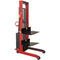 Wesco Industrial Products 30" X 33" PLATFORM 36" O.D. FIXED BASE LIFT POWERED STACKER - 262056