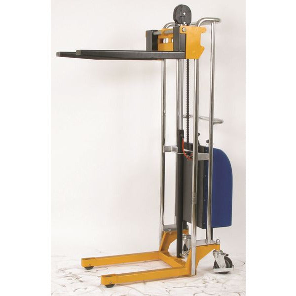 Wesco Industrial Products BATTERY OPERATED VALUE LIFT STACKER | 880 LB CAP | 47" Lift Height | 273203