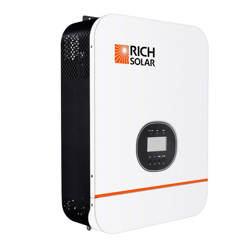 Rich Solar NOVA 3K | 3000 Watt (3kW) 48 Volt Off-Grid Hybrid Solar Inverter | Premium 3000W 48V Hybrid Inverter for RVs, Cabins, Tiny Homes, Off-Grid | Top Rated