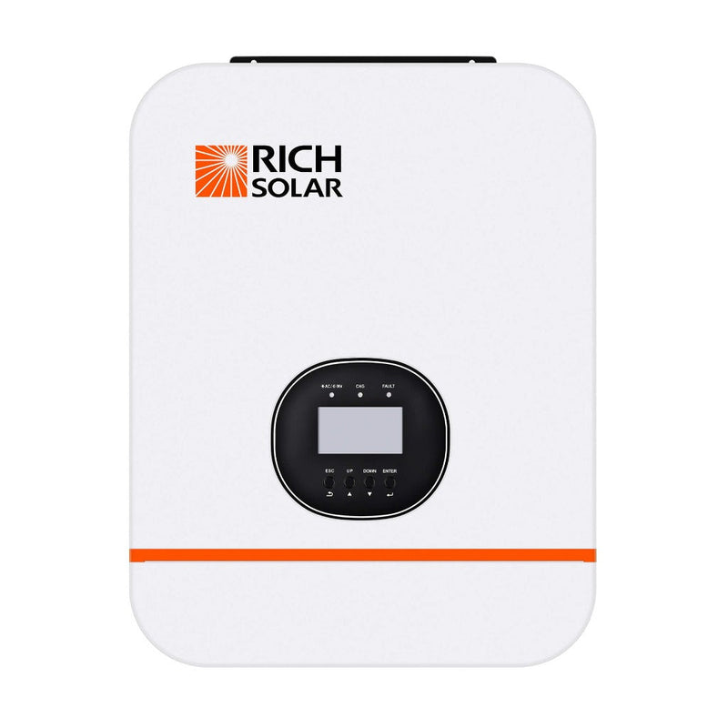 Rich Solar NOVA 3K | 3000 Watt (3kW) 48 Volt Off-Grid Hybrid Solar Inverter | Premium 3000W 48V Hybrid Inverter for RVs, Cabins, Tiny Homes, Off-Grid | Top Rated