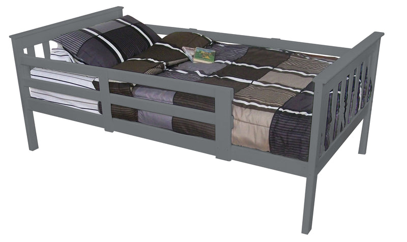 A&L Furniture Co. VersaLoft Twin Mission Bed with Safety Rails AL3120