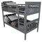 A&L Furniture Co. VersaLoft Full Mission Bunkbed AL3160