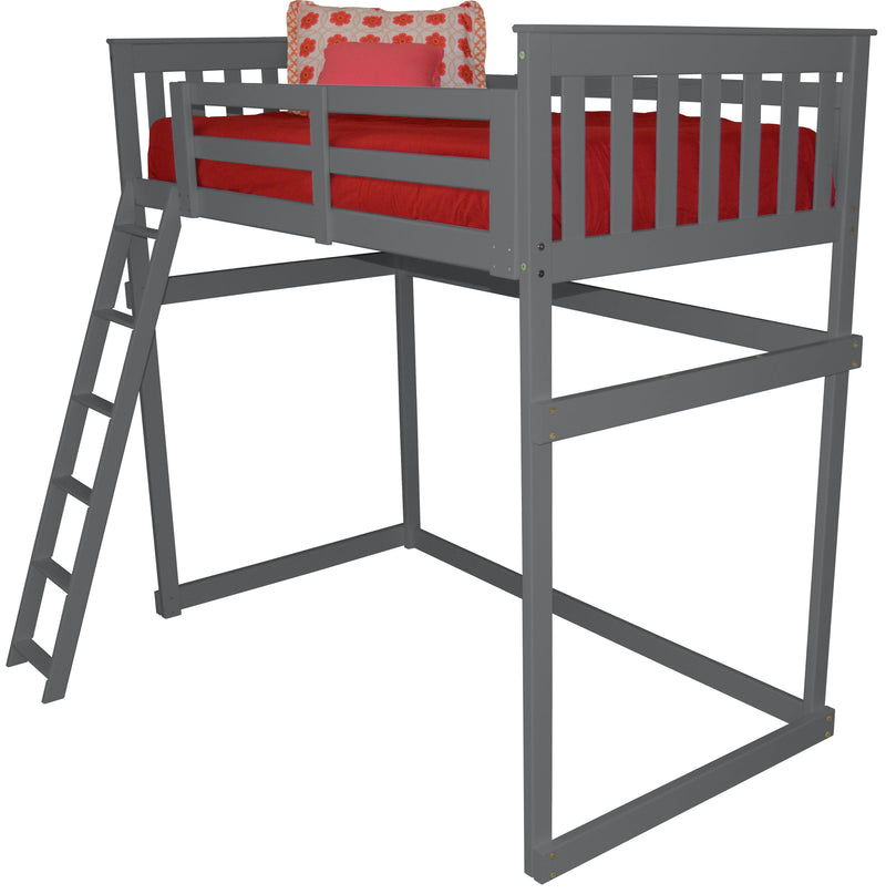 A&L Furniture Co. VersaLoft Twin Mission Loft Beds with Ladders AL3320