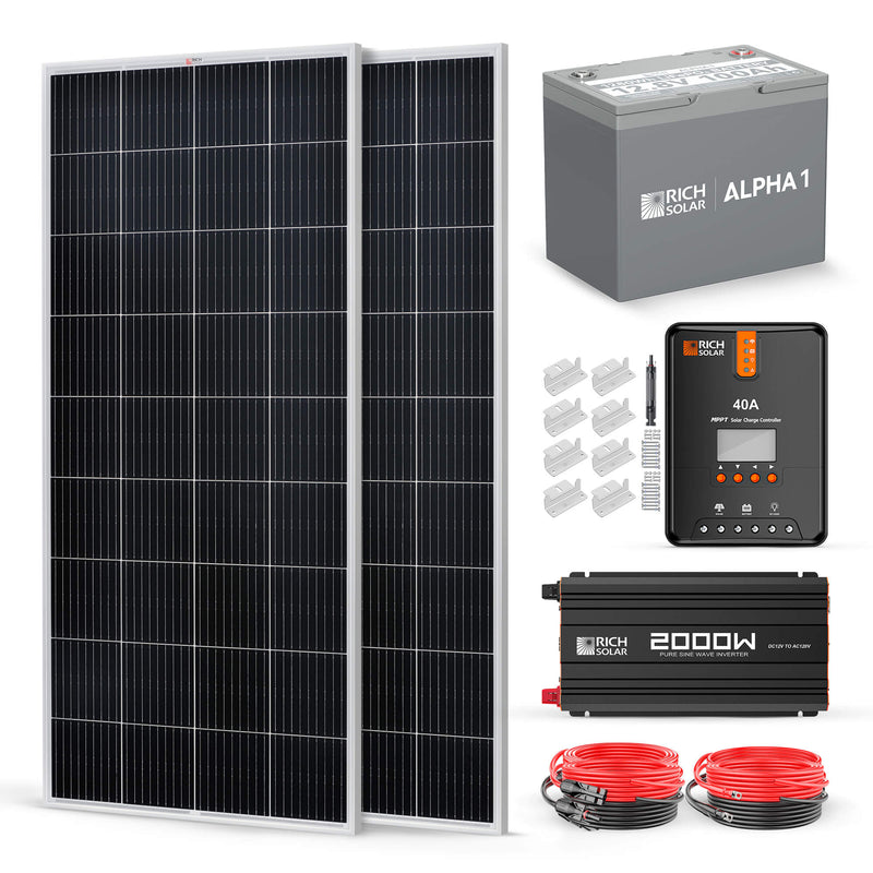 Rich Solar 400 Watt Complete Solar Kit