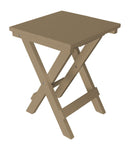 A&L Furniture Co. Amish-Made Poly Folding Bistro Tables AL4010