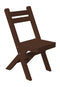 A&L Furniture Co. Amish-Made Poly Coronado Folding Bistro Chair AL4020