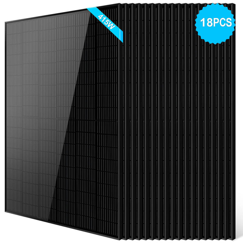 SunGoldPower 415W Mono Black PERC Solar Panel UL61730 SG-415WM