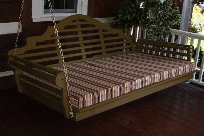 A&L Furniture Co. Amish-Made Pine Marlboro Swing Beds AL421