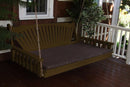 A&L Furniture Co. Amish-Made Pine Fanback Swing Beds AL431