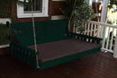 A&L Furniture Co. Amish-Made Pine Fanback Swing Beds AL431