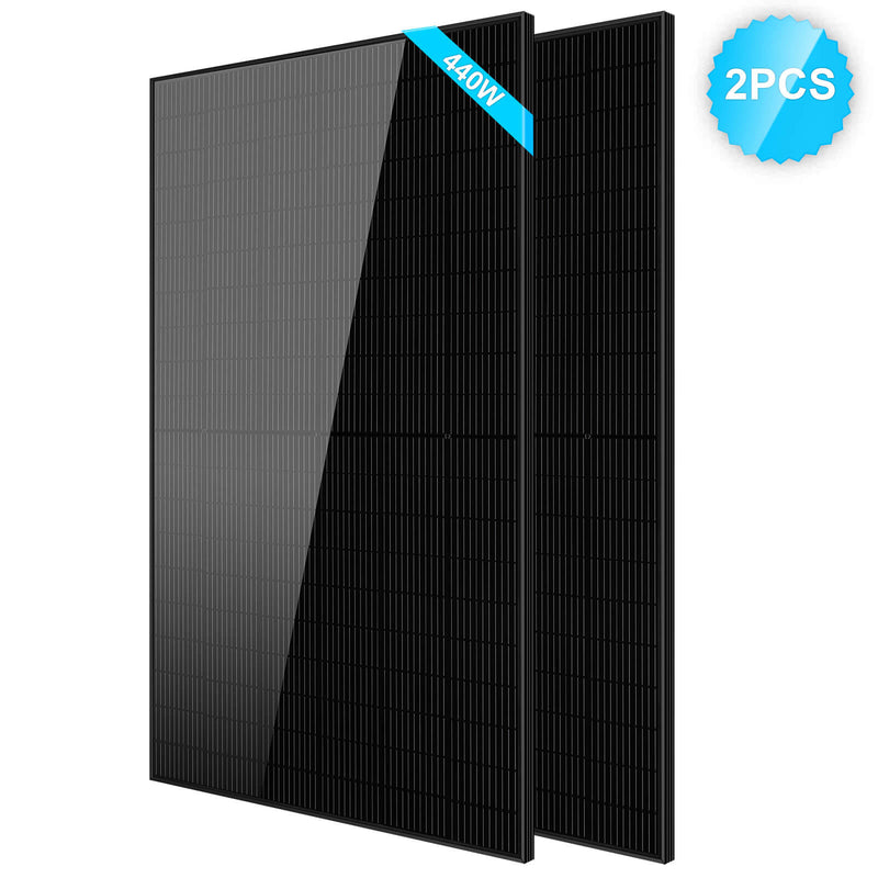 SunGoldPower 440W Mono Black PERC Solar Panel UL61730 SG-440WM