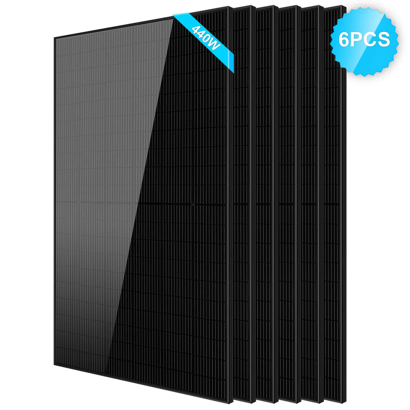 SunGoldPower 440W Mono Black PERC Solar Panel UL61730 SG-440WM