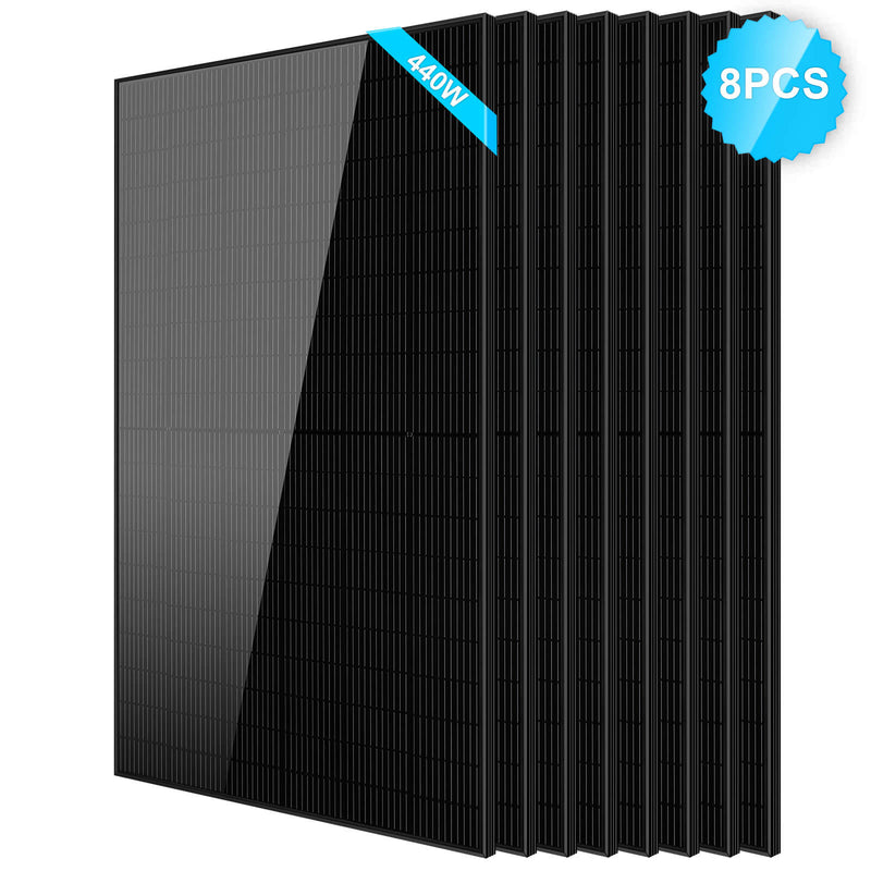 SunGoldPower 440W Mono Black PERC Solar Panel UL61730 SG-440WM