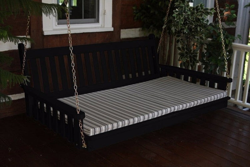 A&L Furniture Co. Amish-Made Pine Traditional English Swing Beds AL451