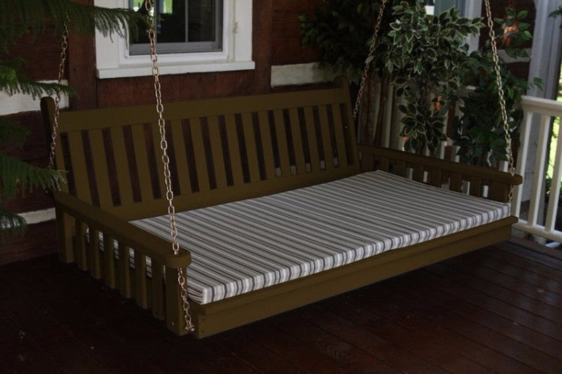 A&L Furniture Co. Amish-Made Pine Traditional English Swing Beds AL451