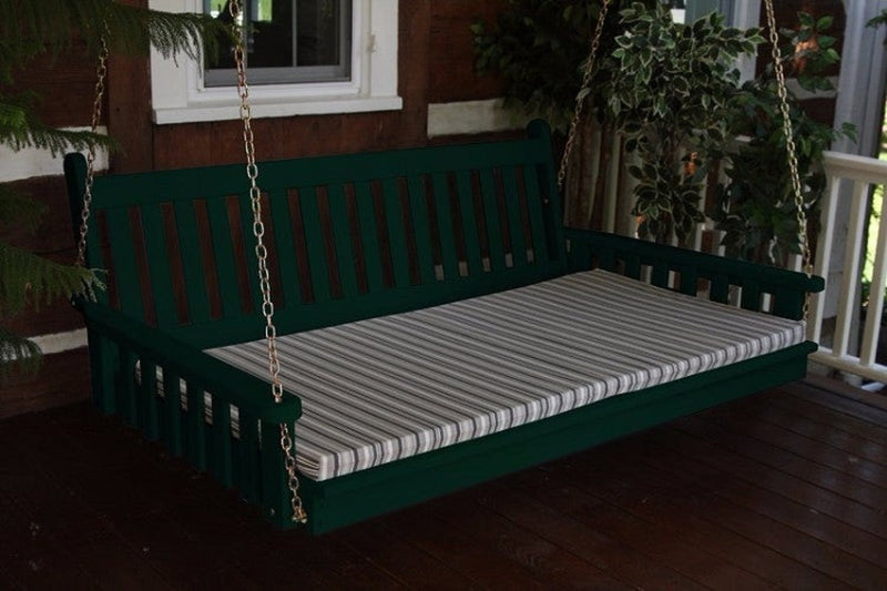 A&L Furniture Co. Amish-Made Pine Traditional English Swing Beds AL451