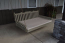 A&L Furniture Co. Amish-Made Pine Royal English Swing Beds AL461